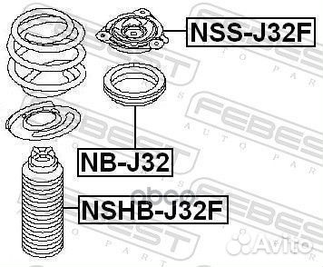 Подшипник опоры амортизатора NB-J32 NB-J32 Febest