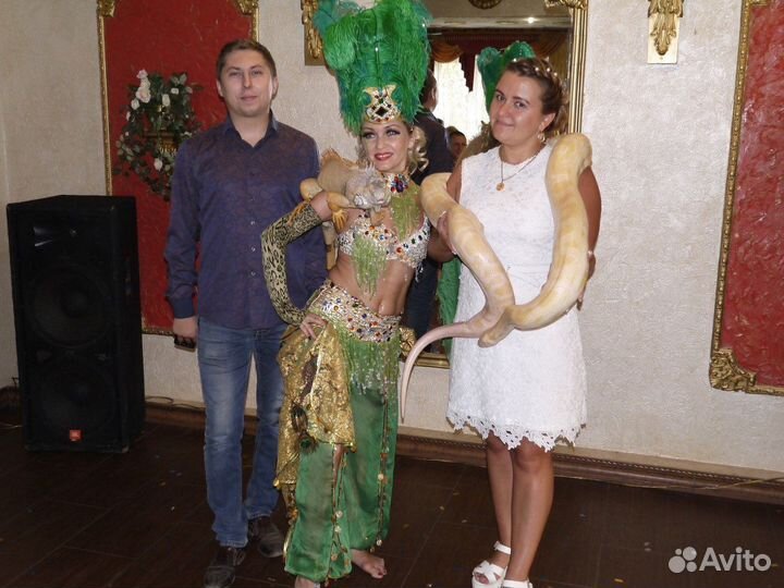 Экзотик шоу «Сказка». Танец со змеёй и игуаной