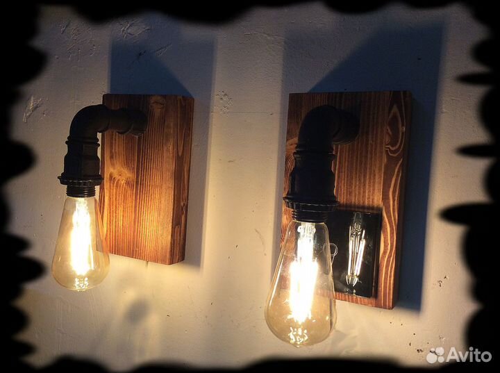 Светильники (бра) в стиле лофт