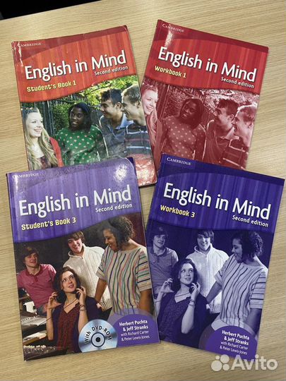 Учебники English in Mind 1, 3 + рабочие тетради