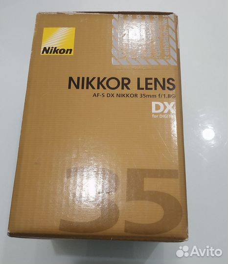 Nikon DX AF-S nikkor 35mm объектив