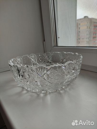 Салатник хрустальный