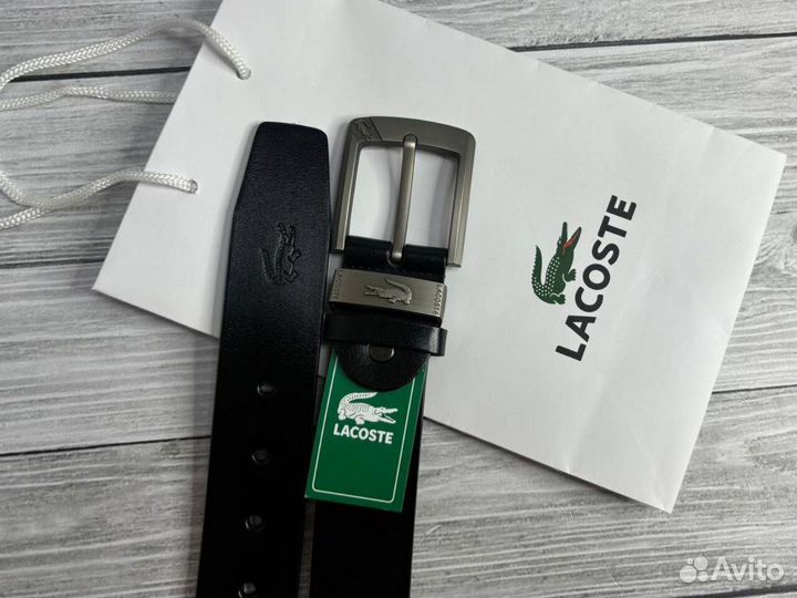 Ремень кожаный Lacoste мужской