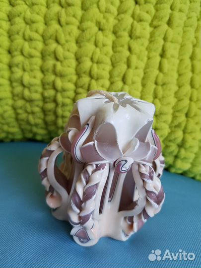 Подарочная свеча ручной работы,Чехия