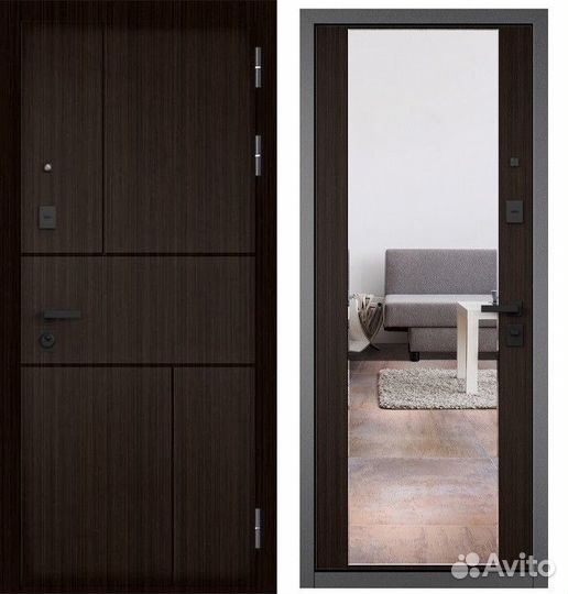 Дверь с зеркалом