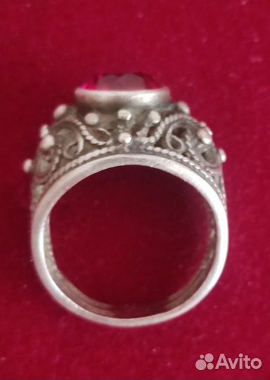 Серебряное кольцо женское 17.5 размер