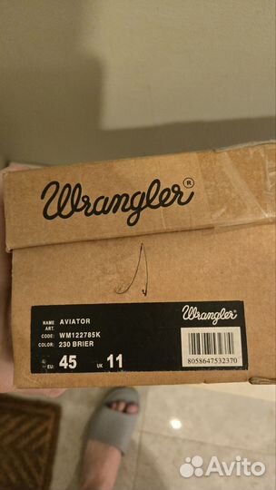 Зимние ботинки wrangler