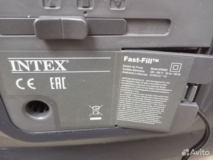 Надувной матрас intex с электрическим насосом