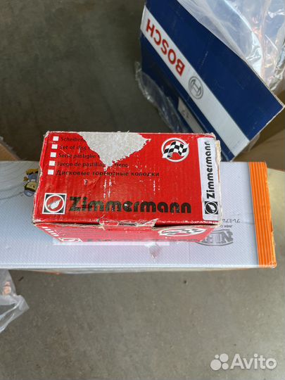 Тормозные колодки задние zimmermann