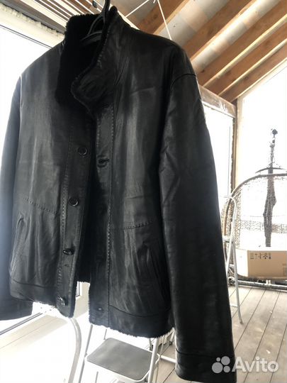 Кожаная куртка мужская