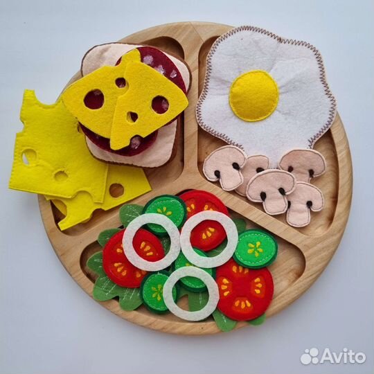 Игрушечная еда из фетра