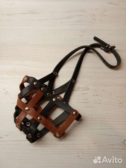 Намордник кожаный новый и Шлейка