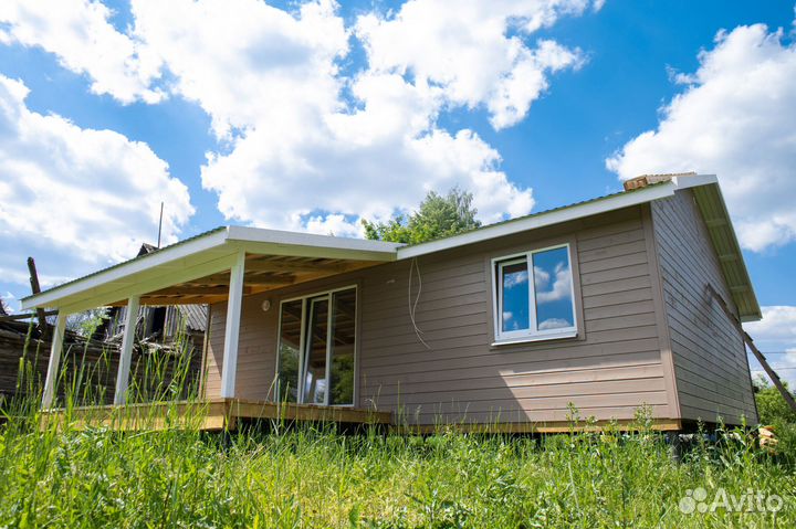 Деревянный дом 88м