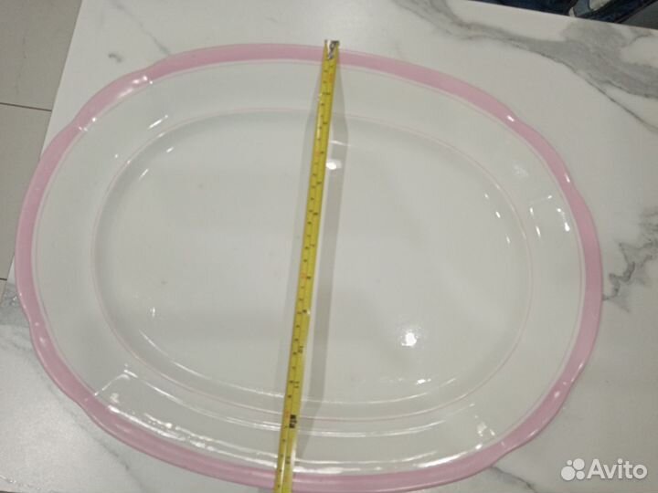 Блюдо большое Кузнецовский фарфор