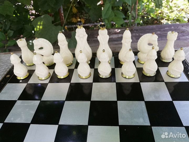 Шахматы СССР Фигуры и доска карболит