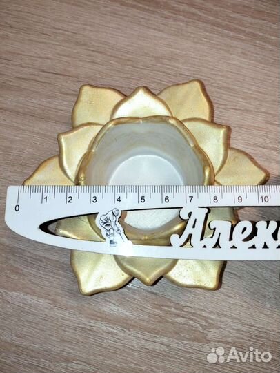 Подсвечники лотос разные