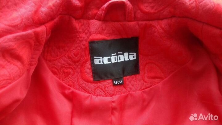 Легкое пальто для девочки Acoola