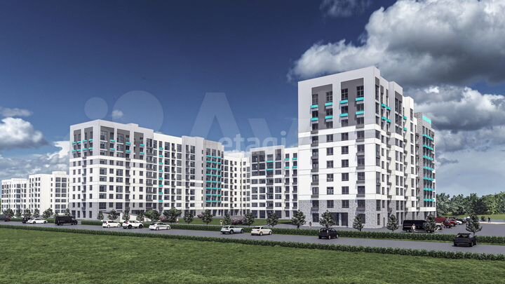 2-к. квартира, 58,6 м², 9/10 эт.