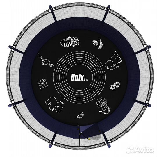 Батут Unix line Supreme Game 14 ft
