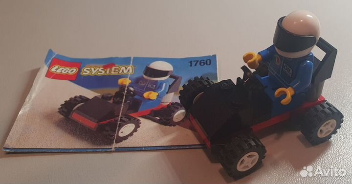 Lego System 1760 Гоночный карт 1995г