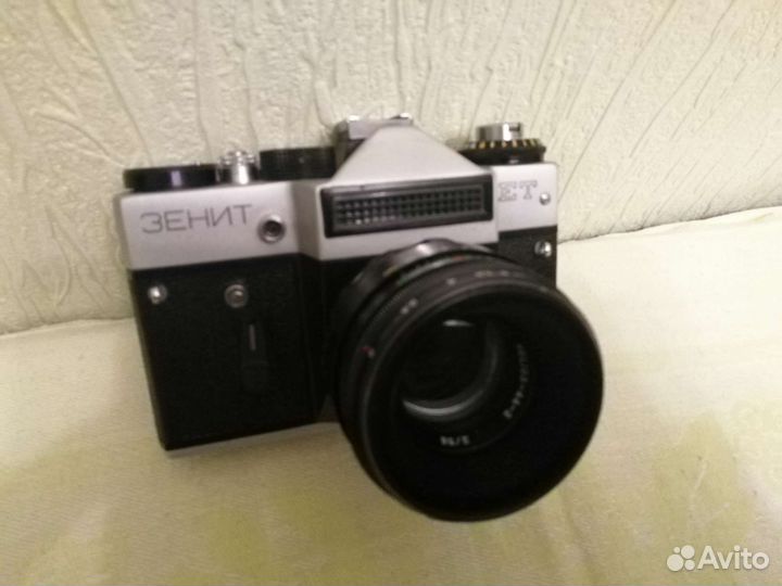 Плёночные фотоаппараты, бинокль СССР