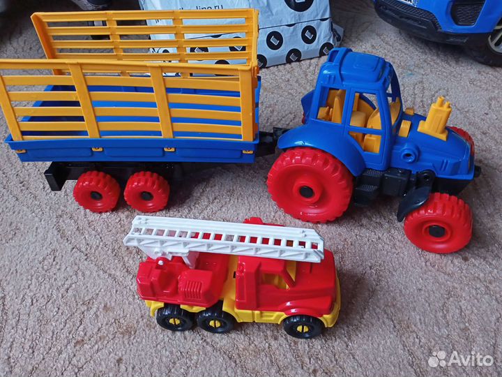 Машинки, трактор, мотоцикл Полесье