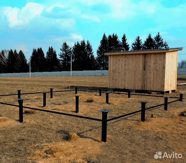 Винтовые сваи, геошурупы под ключ