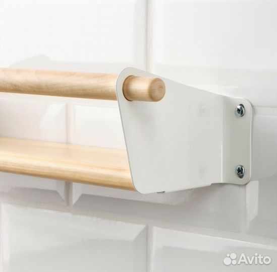 Полка настенная икеа, берёза 40х12х10