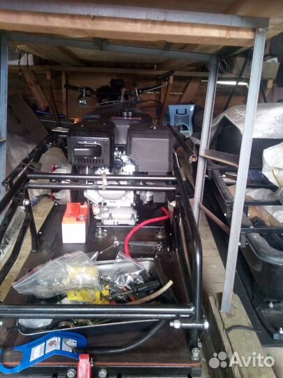 Продам мотобуксировщик с лыжным модулем