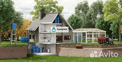 Бочка пластиковая 2000 л для жидкостей (вертикальн