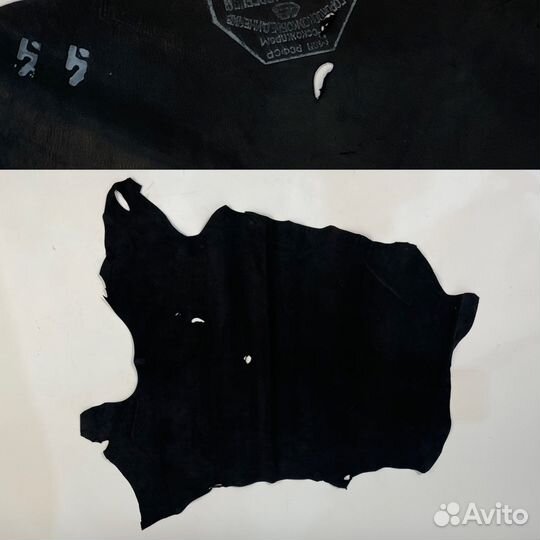 Кожа черная свиная