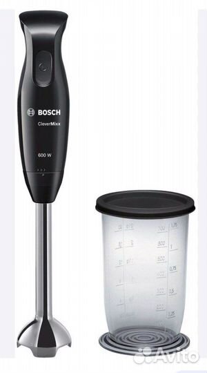 Блендер bosch clevermixx черный
