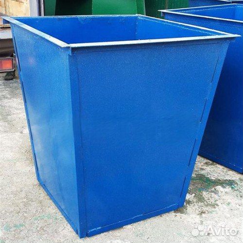 Контейнер с колёсами и с крышкой 0.8м3 Арт 581