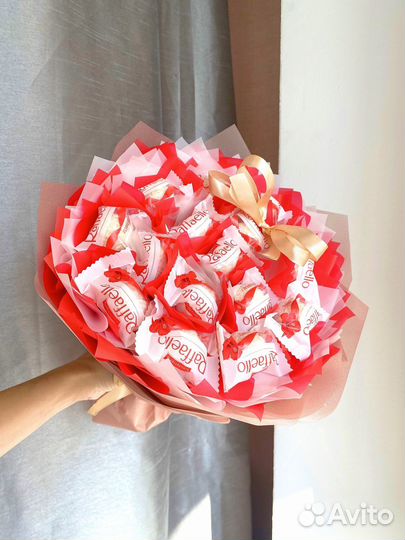 Букет из конфет raffaello