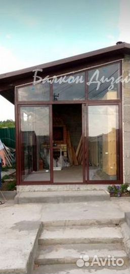 Входная группа. Алюминиевые перегородки