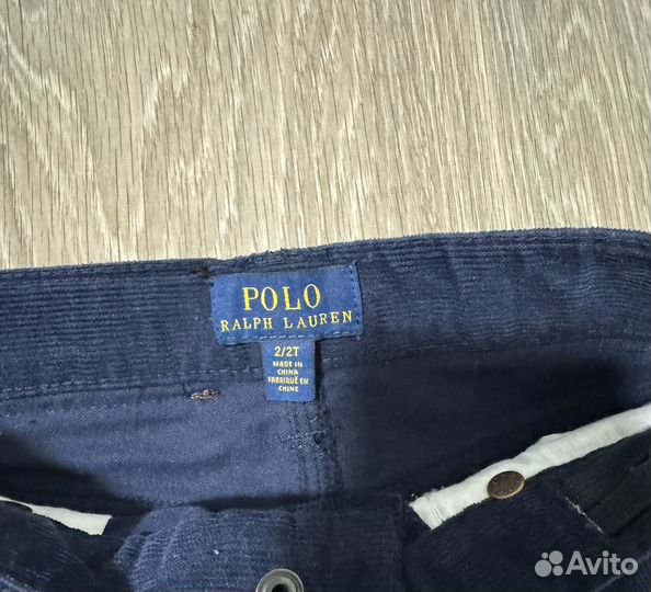 Вельветовые брюки polo ralph lauren р92