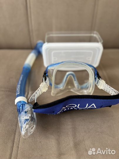 Маска для под плавания с трубкой Tusa sport serene