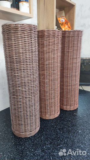 Ваза плетеная