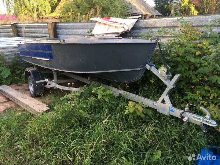 Прогресс 2М с мотором Tohatsu 40 и прицепом