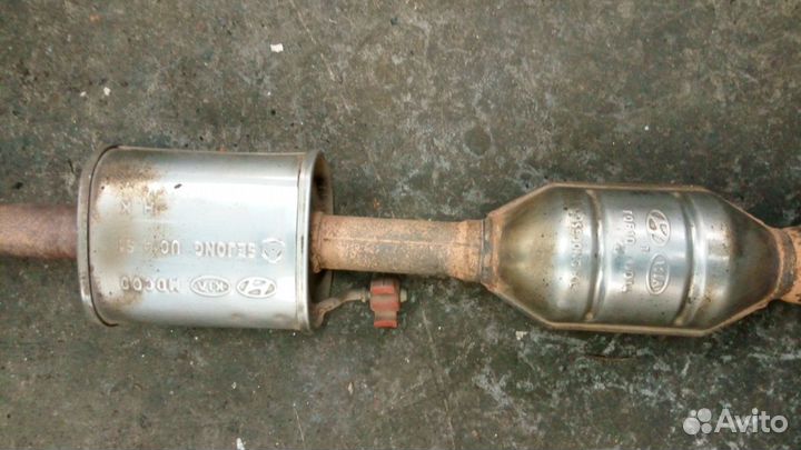 Hyundai Solaris Kia Rio глушитель средняя часть