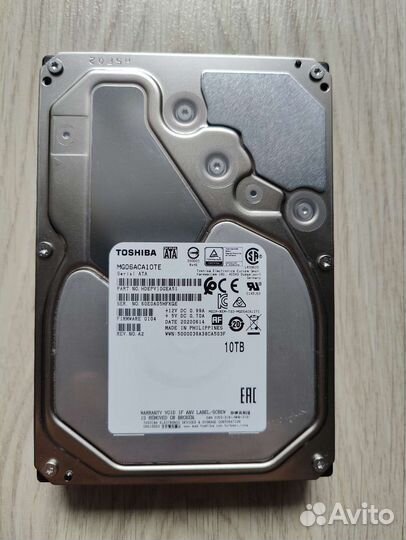 Жесткий диск 10 TB Toshiba MG06ACA10TE