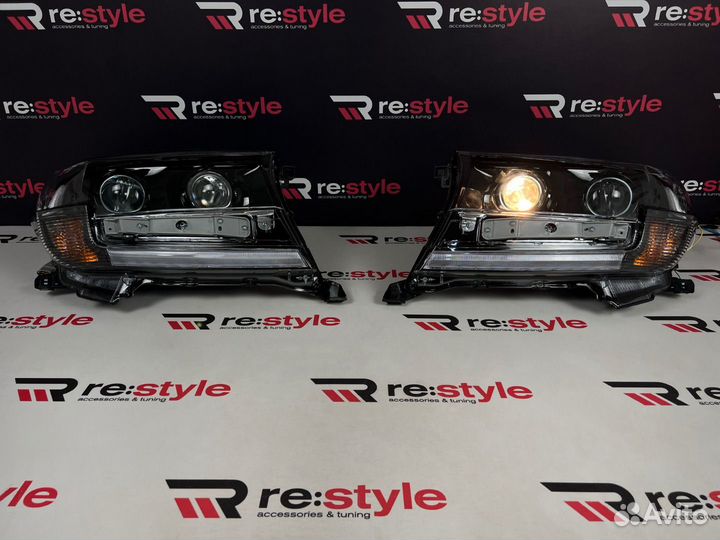 Фары с решеткой Toyota Land Cruiser 200 T2086