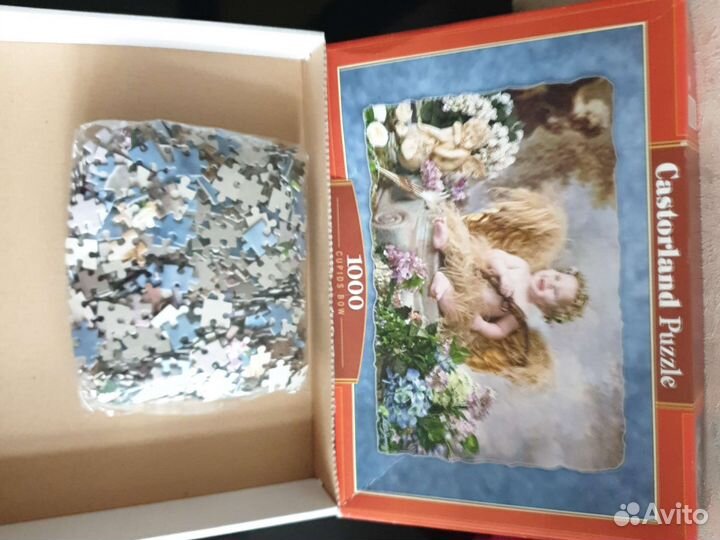 Пазл улыбающийся ангел на 1000 деталей