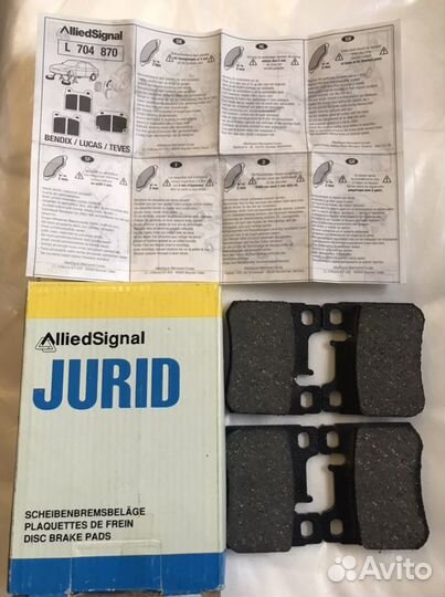 Тормозные колодки на mercedes190