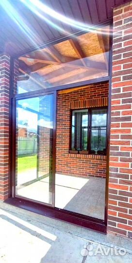 Веранда балкон крыльцо остекление дома