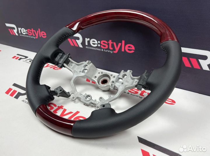 Руль Toyota Camry 50 11-14г Дерево косточка S2250