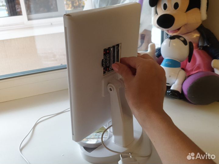 Зеркало с подсветкой настольное