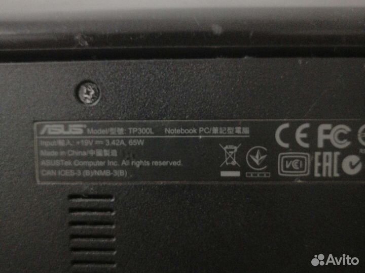 Ноутбук asus Intel core i5, озу 6гб