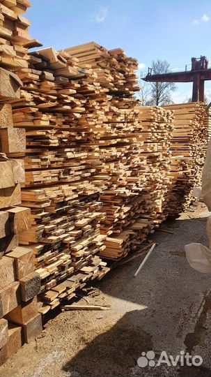 Доска обрезная естественной влажности хвоя 3–4 (CD