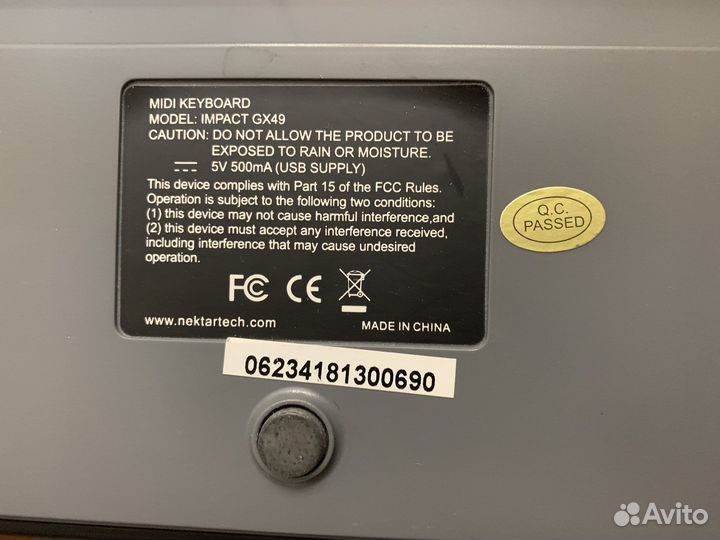 Midi клавиатура Nekta Impact GX49 USB клавиш